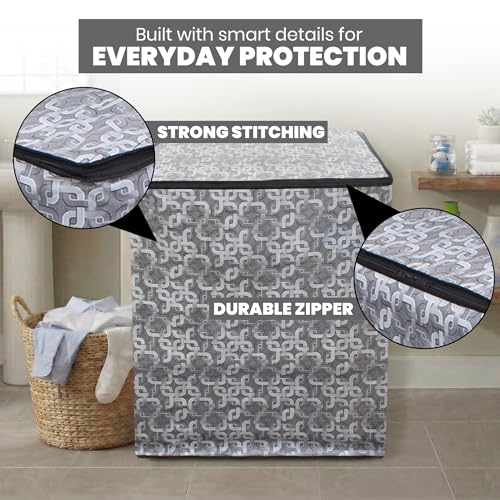 Image of DREAM CARE Waterproof & Dustproof Washing Machine Cover Top Load & Semi Automatic Suitable for 7 kg, 7.2 kg, 7.5 kg (83 x 95 x 51 cms)