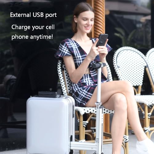 Electric Luggage Boardable Intelligent Cycling Suitcase 20L Ultra Large Capacity Trolley Case Sitting Adult Child Mobility Locking Luggage Range Of 8-10km3