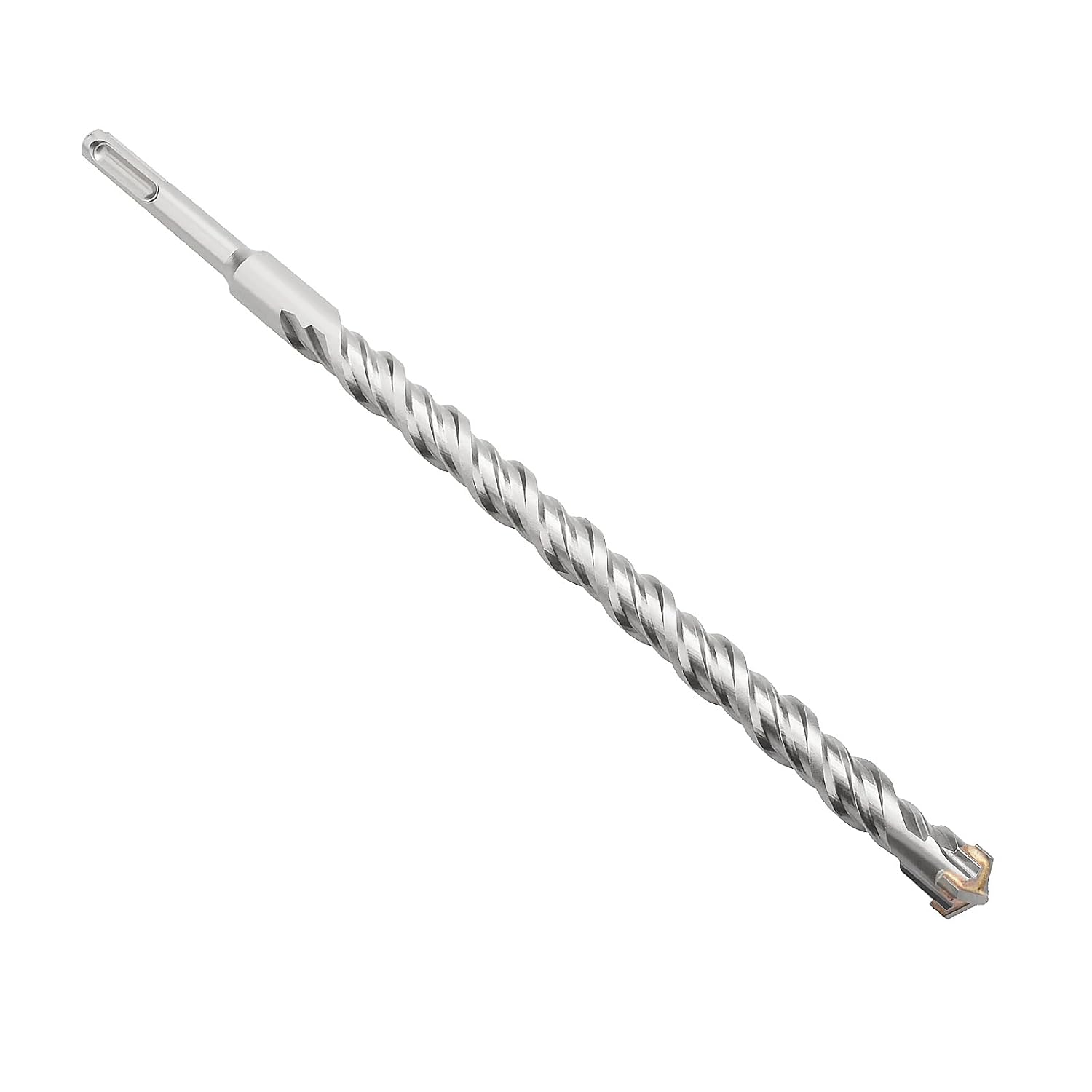 2 Pack 11/16 in x 14.2 in (18 x 360mm) SDS Plus Rotary Hammer Drill Bit, Masonry Drill Bit, Concrete Drill Bit for Concrete, Brick and Cement (11/16 in x 14.2 in (18 x 360mm))
