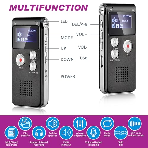 Image of Dunzy 5 Pcs Ghost Hunting Equipment Kit Ghost Hunting Box with 1 Emf Meter 2 LED Balls and 1 Digital Voice Recorder Paranormal Equipment Emf Meter Detector for Home Outdoor