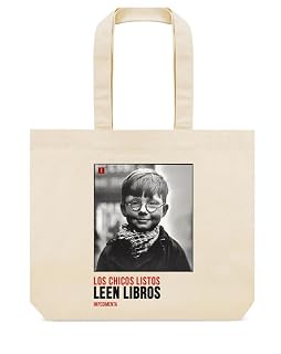 BOLSA DE TELA "LOS CHICOS LISTOS LEEN LIBROS"