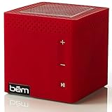 Bem HL2022C Bluetooth Mobile Speaker for Smartphones - Retail Packaging - Red