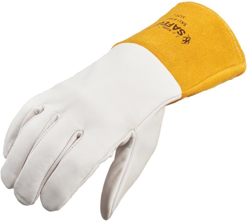 J. J. Keller SAFEGEAR Tig Welding Cowhide Leather Work Gloves - 2 Pairs