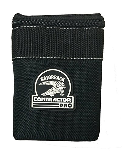 Gatorback Zippered Add on Tool Pouch for Tool Bags and Tool Belts. Clips onto Existing Belt for Contractor, Carpenters, Electrician, HVAC, Dry Waller. Open Pouch, Easy Clip on with Durable Material #1