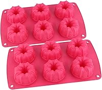 Vista 8 de Webake Cestas de tartas para tartas, molde de silicona, molde para pastelitos, magdalenas, muffins, gelatina, moldes para jabón, bandeja para hornear