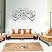 Produktbild lyclff Muslim Vinyl Wandtattoo Arabische Kalligraphie Islam Wandbild Kunst Wandaufkleber Familie Wohnzimmer Dekoration  57 * 115 cm