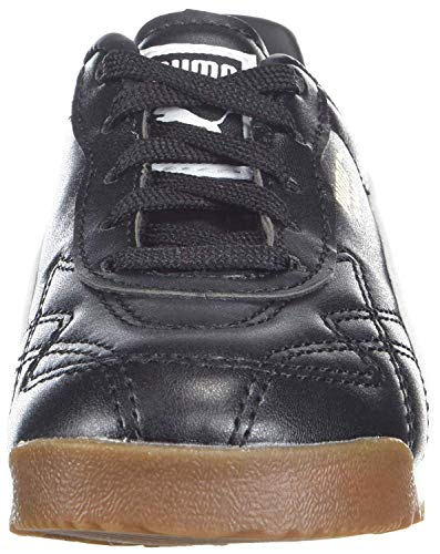 PUMA PUMA Unisex-Baby Roma-Basic Sneaker, Black White, 8 M US Toddler