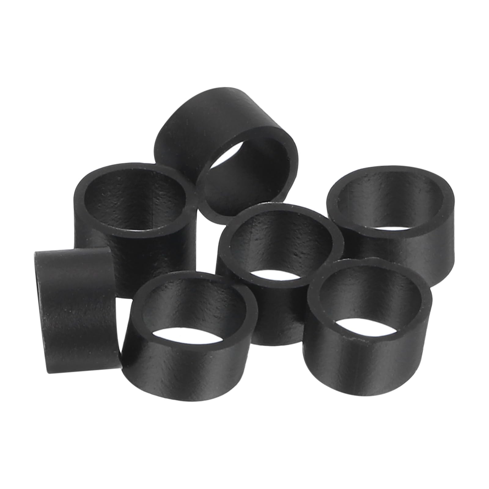 Elastici In Silicone 50 Pezzi – 8x5 Mm, Fascette Antiscivolo Per Cavi E Piccoli Oggetti, Colore Bianco