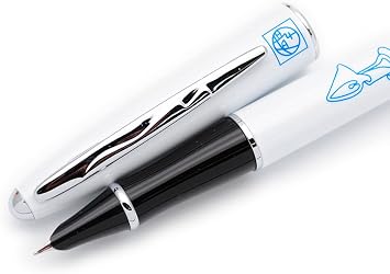 Picasso 606 Ultrafine Accounting Fountain Pen EF Nib Original Box Pearl White