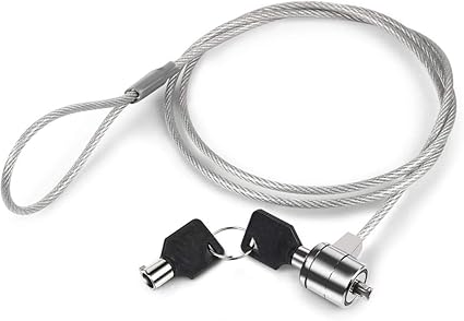 Nanmara パソコン用 ワイヤー ロック 鍵付き 盗難対策 セキュリティー対策 ノートパソコン 1 2m 1 2m 1個 Amazon Co Jp