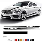 [Modische Dekoration]: Die stilvolle Dekoration des Fahrzeugs macht Ihr Auto attraktiver und beeindruckender und zeigt Ihre Persönlichkeit. Das selbstklebende Papier kann auf jede saubere, trockene und glatte Oberfläche geklebt werden.