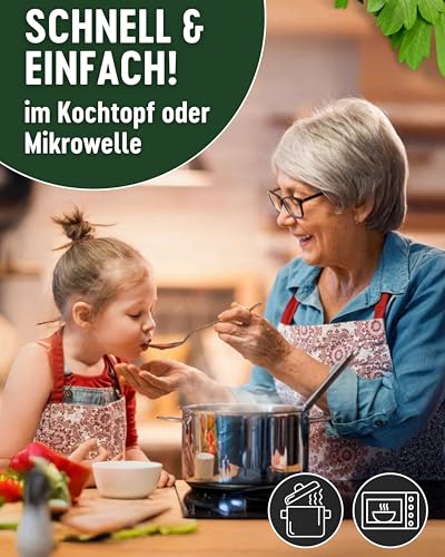 DREISTERN Königsberger Klopse 400g I Mit Kartoffeln in Sauce I Herzhaftes Fertiggericht in recyclebarer Konservendose I Lange Haltbarkeit dank natürlicher Konservierung I Hausmacher Qualität