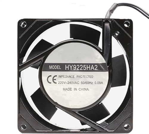 CZVJUKBYP 220V 0.09A 9225 Cooling Fan 92X92X25mm
