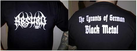 German Black Metal T-Shirt Size 