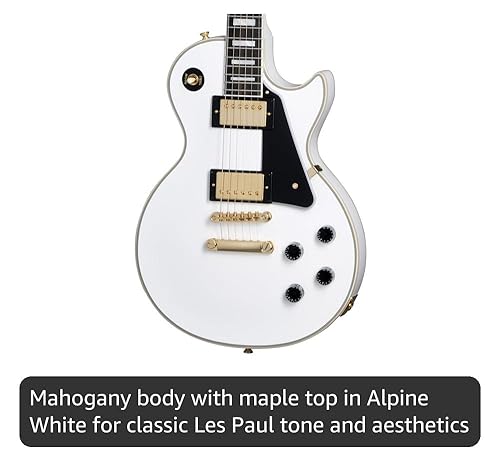 Amazon.com: Epiphone Inspired by Gibson Custom Les Paul Custom