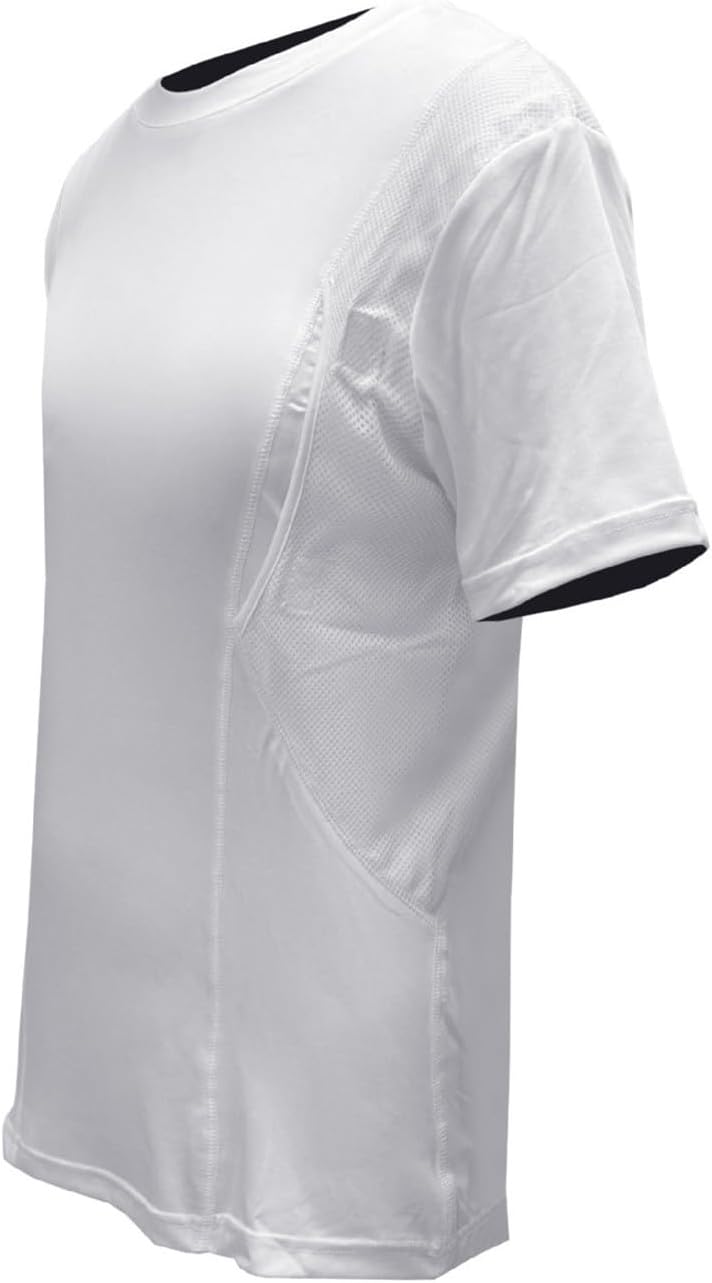 Men's Tactical T-Shirt Short Sleeve Heavyweight Tshirt Mesh Breathable Quick Dry Military Tee Tops