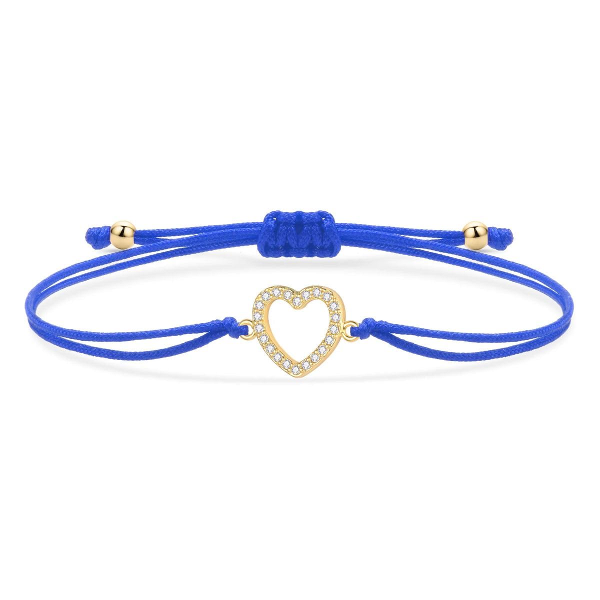 gioielli Nuovo 2025 CZ Ottone Amore Cuore Bracciale con ciondoli Amante delle donne Regalo Placcato in oro Cubic Zirconia Zircone Rosso Stringa con per te Gioielli Accessori Creativi