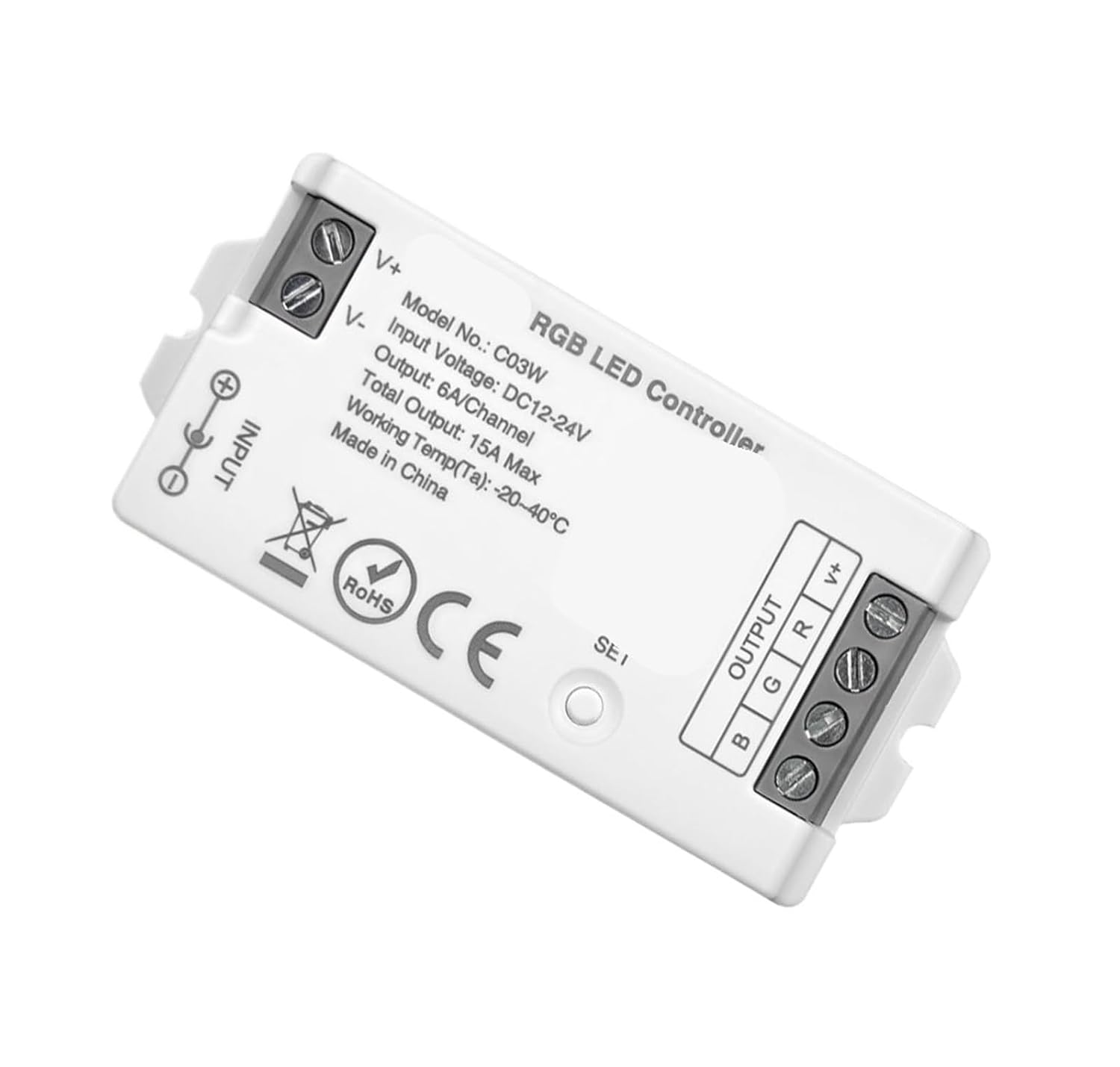 C03W C04W C05W LED Controller dimmer DC12V 24V(C03W)