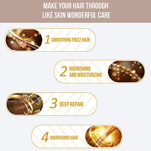 Hair Mask, Free Steaming Hair Treatment Mask, With Coconut Oil/Lotion Repair Ingredients/Herbs Extracted, Hair Conditioning Treatment For Moisturizing Nourishing For Dry Damaged Hair Repair #TOP6