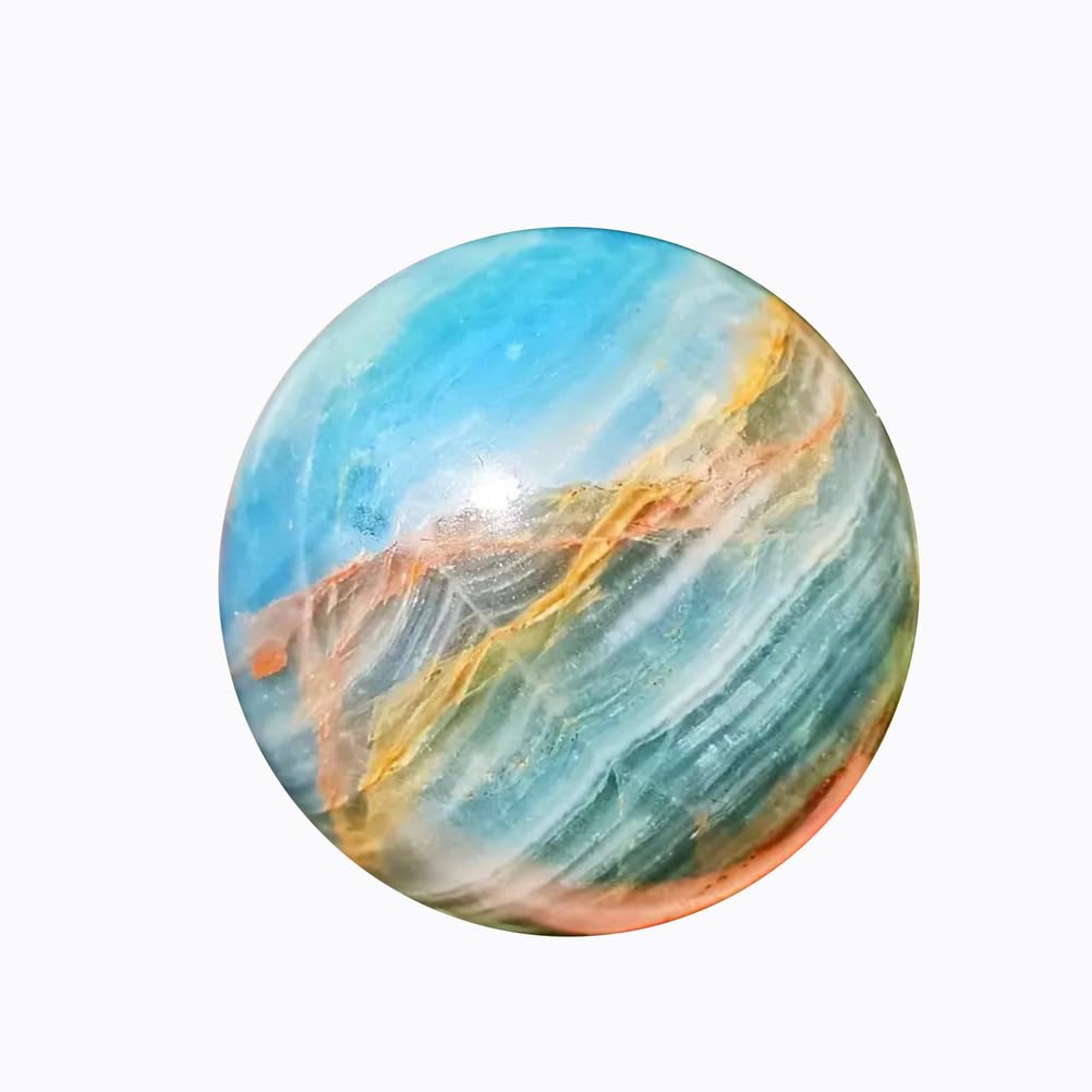 Esfera de cuarzo azul de alta calidad para decoración fina