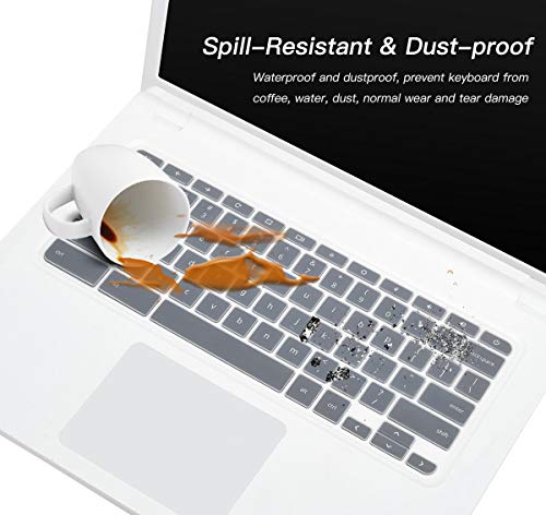 Keyboard Cover Skin For Acer Chromebook Spin 11 311 Cp311 C733 Cp311 C733 R11 C738T 511 512/Chromebook 314 514/Chromebook Spin 713 Cp713 R13 Cb5-312T/Acer Chromebook 14 15 Inch, Clear #TOP5
