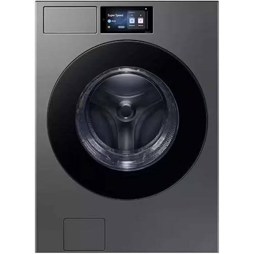 Samsung WF90F53ADS BESPOKE 5.3 Cu. Ft. Black Steel Front Load Washer