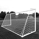 Aoneky Fußballnetz 7,3x2,4M /3,6x1,8M/ 3x2M/ 1,8x1,2M - Ersatz-Fußballtornetz Zubehör für die Trainingspraxis für 5 11 Persone, ohne Tor(2.4x1.8M 2mm)