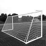 Aoneky Rete di Calcio 3x2M/3.6x1.8M/2.4x1.8M/7.3x2.4M/4.8x2.1M, 2mm/2.5mm/3mm per la Pratica dell'allenamento di Calcio per 5/7/11 Persone (Senza Cornice) (2.4x1.8M 2mm)