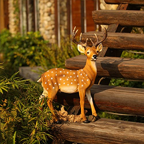 Cerf Sika sculpture durable pour embellir une pelouse vide - 2