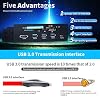 Internal Card Reader, 5.25 inches USB 3.0 Interface Multifunction Internal Card Reader Dashboard PC Front Panel with eSATA and USB 3.1 Port, Support M2, MSO, MS, XD, 64G CF Card