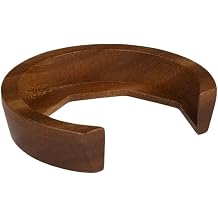 Coffee Machine Groud Head Part Rings Brew Head Cover Anti Scald Resin Compatible With E61 ROCKET LELIT/ECM GEMILAI 3145 Series Portafilter1PCS Walnut Ring