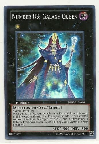 YuGiOh Zexal Photon Shockwave Single Card Number 83: Galaxy Queen PHSW-EN039 Super Rare