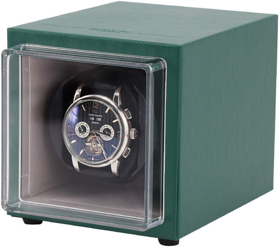 Watch Winders Watch Winder Boxes 1+0 Shake Table Device Rotary Swayer Watch Box Winding Box Silent Antimagnetic Automatic Mechanical Watches Shake Table Turn Table Device Watch Box,C