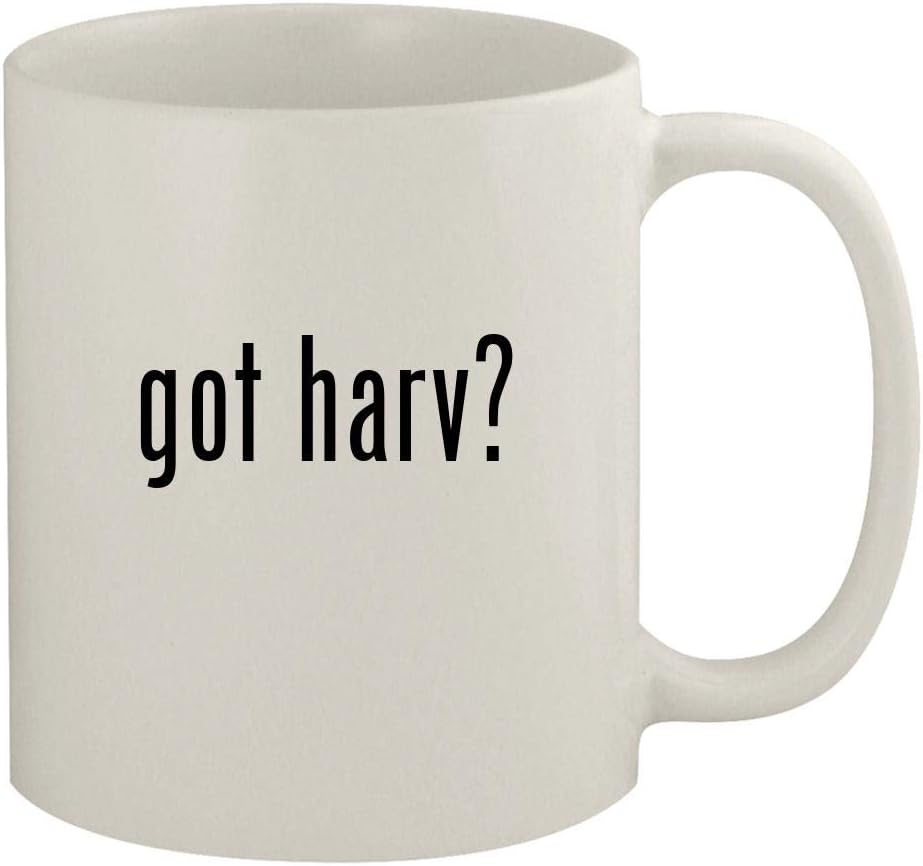 got harv? – 11oz Ceramic White Coffee Mug, White