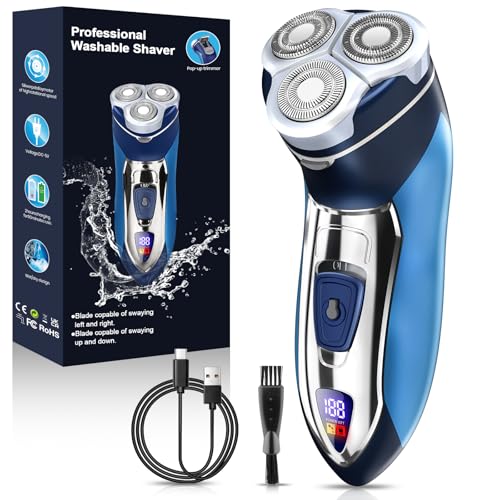 Rasoir électrique pour homme fin de panne de batterie affichage LED