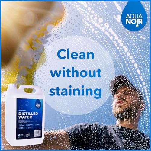 Aquanoir Distilled Water 10L (2 X 5L) | Ideal For Steam Irons, Cpap Machines & Car Batteries| Purified Water | Made In Uk - 7