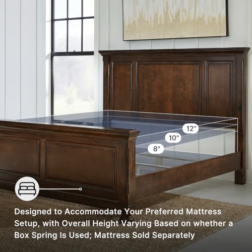Signature Design by Ashley Porter King Size Bed Frame, Rustic Brown Wood by Signature Design by Ashley - Image 2