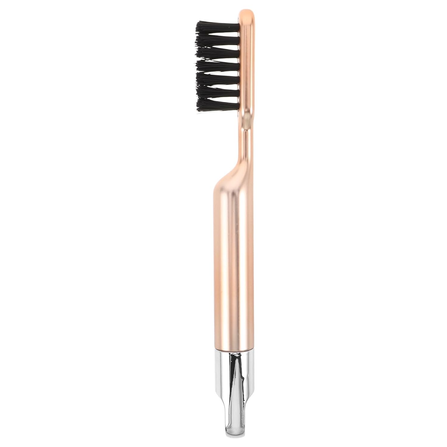 Comb Cleaner: 2 in 1 Hair Brush Cleaner Remover, Hairbrush Cleaning Tools, Mini Comb and Brush Rake for Salon and Home Hair Net Tool Removing Dust Golden