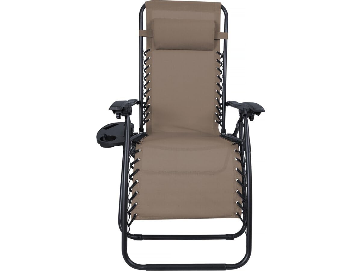 Fauteuil de Jardin Relax zéro gravité Sintra - Taupe