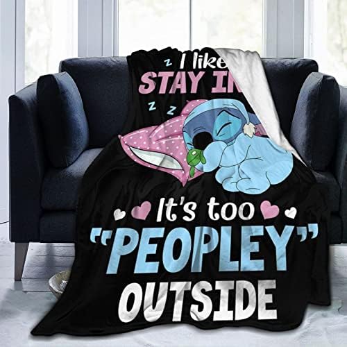 DYOCUIOC Cute Blanket For Kids Baby Girls Boys Cartoon Throw Blanket Couch Bed Sofa Fleece Blanket Super Soft Fuzzy Warm Cozy Flannel Decorative Living Room For All Seasons 100x125cm