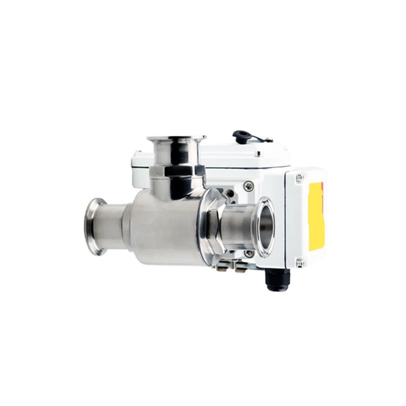 Robinet a bille electrique sanitaire anti blocage 38mm 24V trois voies