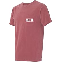Phi Sigma Kappa PSK Fraternity Comfort Colors Pocket T-Shirt