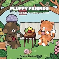 Fluffy Friends: Simple and Cute Animal Coloring Book B0F6D5BHFB Book Cover