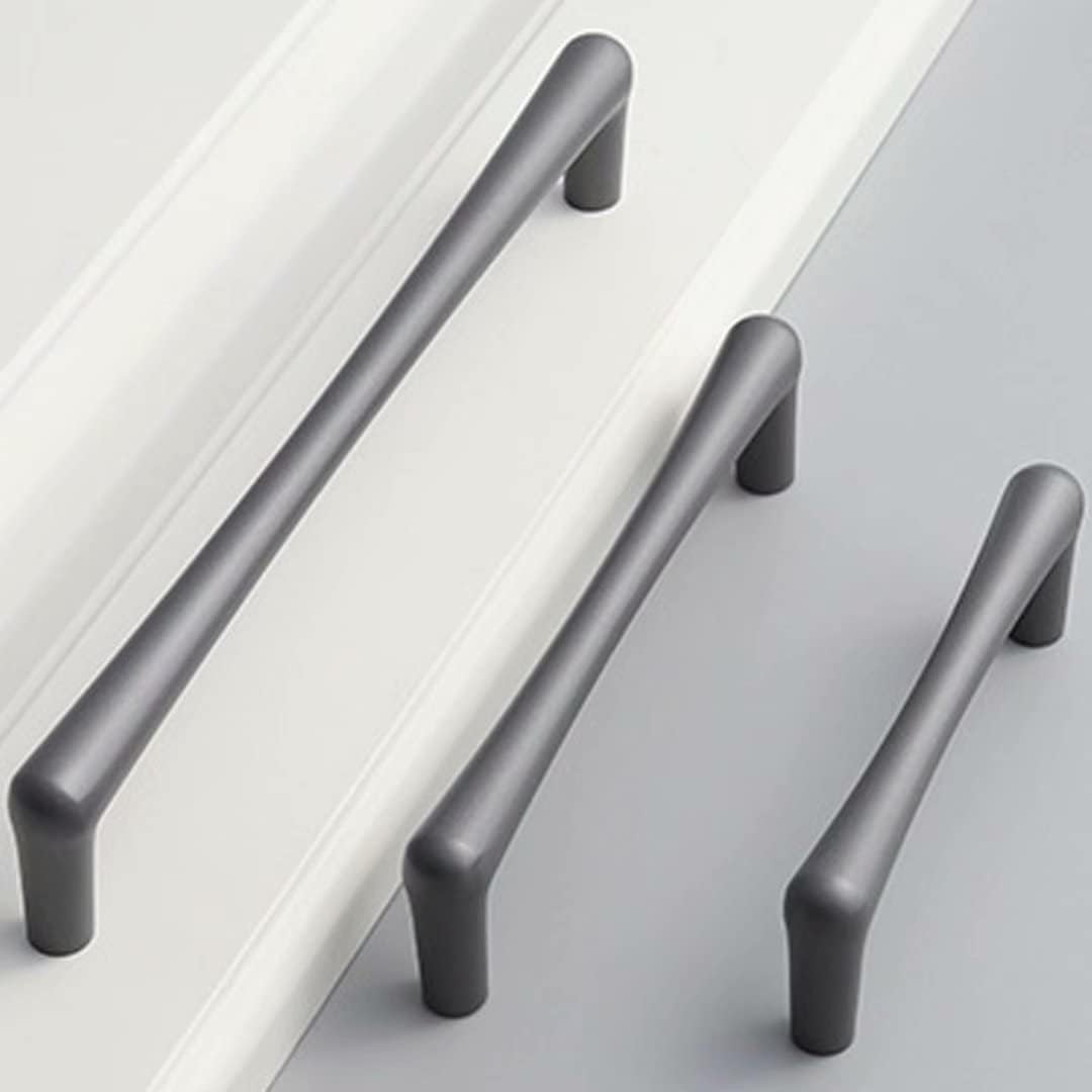 Vintage Ceramic Drawer Knobs,Cabinet Wardrobe Bow Pull Handles,2 Pack Knobs Drawer Handles Modern Hardware for Kitchen Bathroom Cupboard Drawer Knobs Matte Gold Handle ( Color : Matte Gray(Matte Gray,