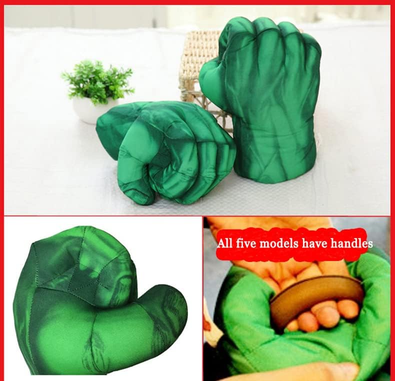 Miniatura 7 de andylu Guantes de manos de superhéroe, peluche suave de héroe de boxeo para niños, accesorios de disfraz de superhéroe de felpa para manos