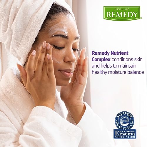 Medline Remedy REMB1218 Clinical Skin Cream Moisturizer, Fragrance-Free (12 Fl Oz), Nourishing For Dry Skin, Paraben And Sulfate-Free Lotion For Face And Body thumb #2