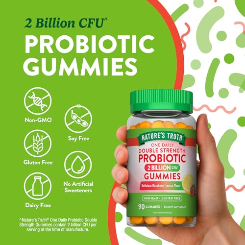 Image of Nature's Truth Daily Probiotic Gummies | 2 Billion CFU | 90 Count