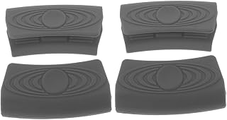 4pcs Non-Slip Material Pot Holders Heat-Resistant Pot Handle Covers for Kitchen Silicone Pan Handle Covers Skillet
