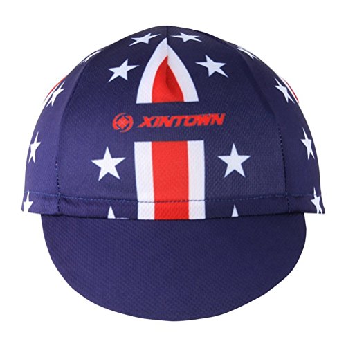 Uriah Cycling Cap Polyester Sweat Wicking Usa Stars #TOP2
