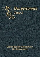 Des personnes Tome 5 5519311390 Book Cover